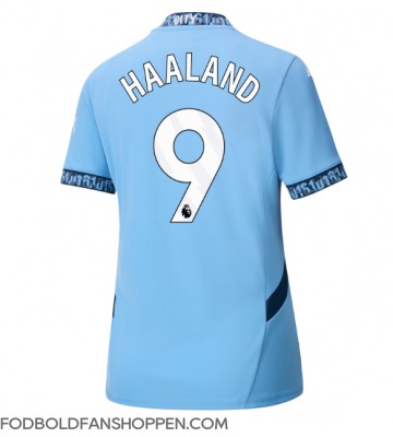 Manchester City Erling Haaland #9 Hjemmebanetrøje Dame 2024-25 Kortærmet